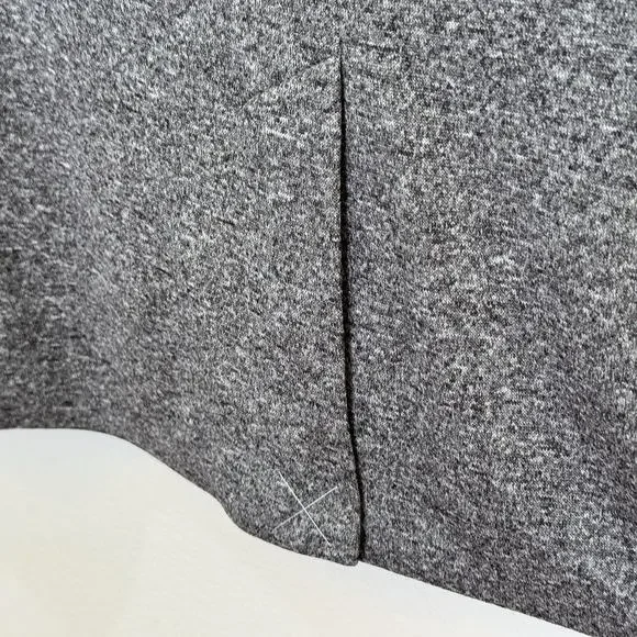 Loft One Button Blazer Jacket Women's Sz Large Heather Gray Fully Lined Business - Picture 6 of 8